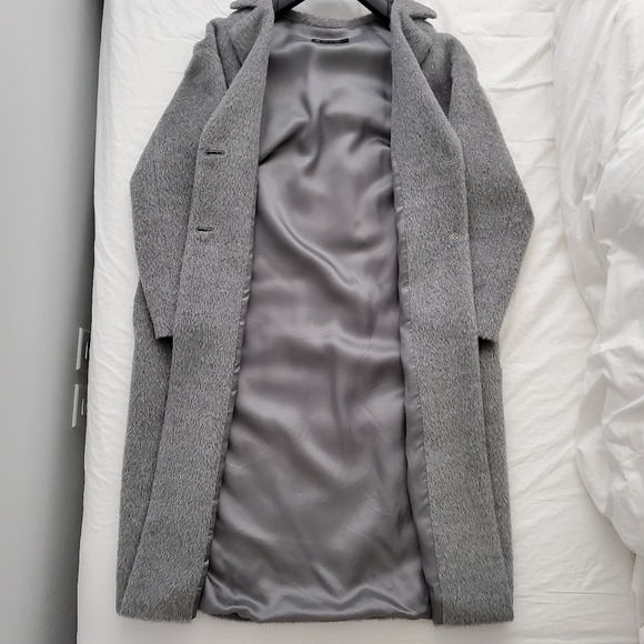 AG Jeans Jemima Coat in Heather Grey S - Picture 3 of 8